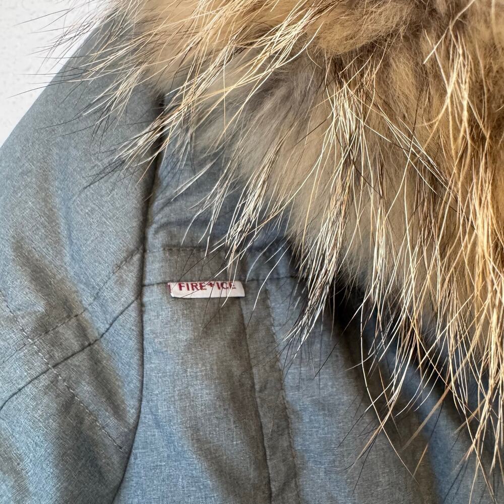 Bogner Fire And Ice Parka Coat Individual Down Raccoon Fur Trim Detachable Hood - Picture 9 of 16